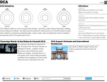 Tablet Screenshot of oca.no